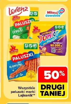 Paluszki marki Lajkonik +3 warianty