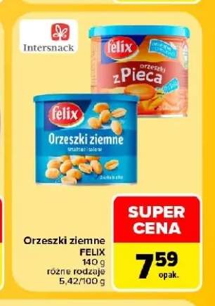 Orzeszki ziemne z pieca Felix +1 wariant