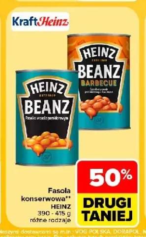 Fasola w sosie pomidorowym Heinz Beanz +1 wariant