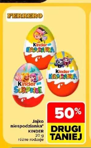 Jajko niespodzianka Kinder