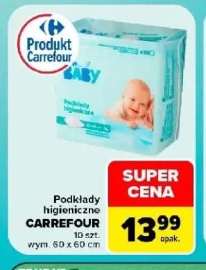 Podkłady higieniczne Carrefour 60x60 cm