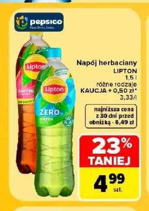 Napój herbaciany Lipton Raspberry +2 warianty