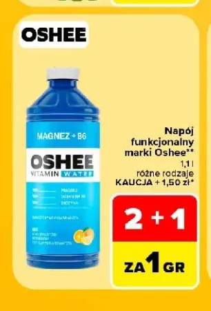 Napój funkcjonalny Oshee Vitamin Water Magnez + B6