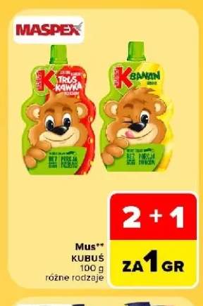 Mus bananowy Kubuś +1 wariant