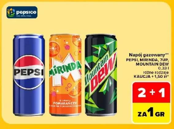 Napój gazowany Pepsi +3 warianty