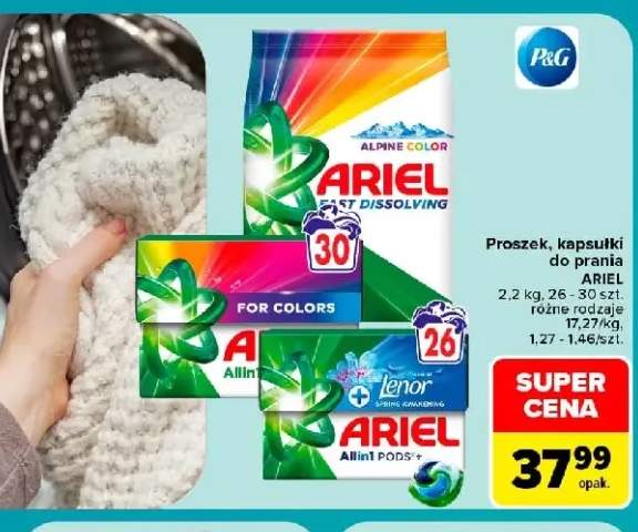 Proszek do prania Ariel +1 wariant