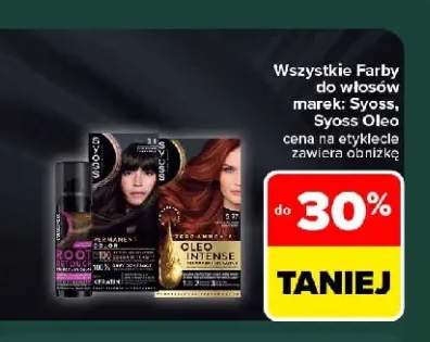 Farby do włosów Syoss, Syoss Oleo +3 warianty