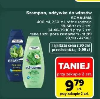 Szampon do włosów Schauma For Men +1 wariant
