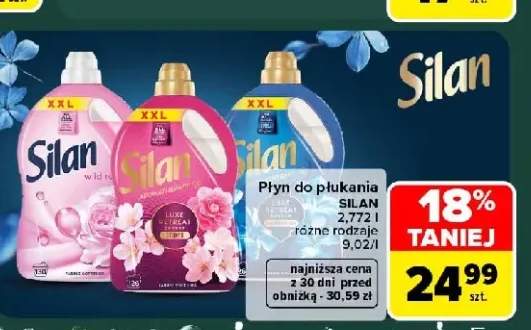 Płyn do płukania Silan Wild Rose +2 warianty