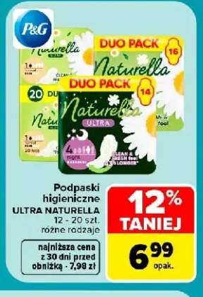 Podpaski higieniczne Naturella Ultra