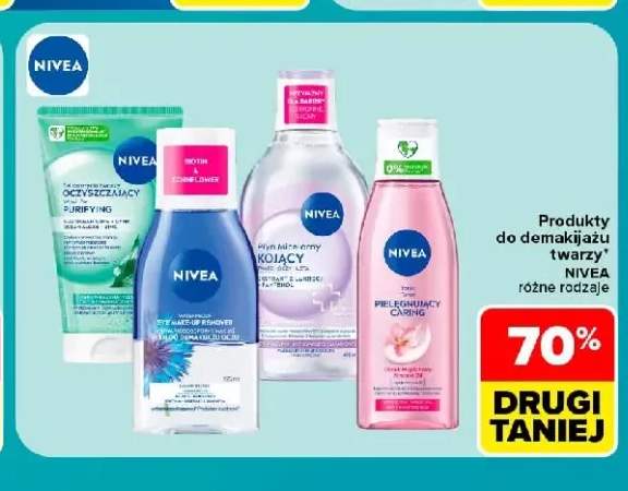 Produkty do demakijażu twarzy Nivea