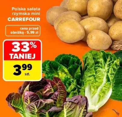 Sałata rzymska mini polska Carrefour