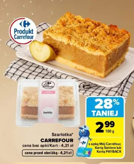 Szarlotka Carrefour