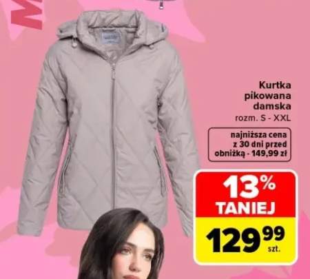 Kurtka pikowana damska TEX