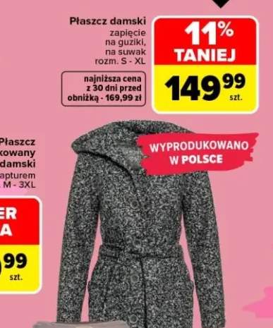 Płaszcz damski TEX