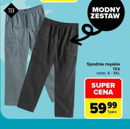 Spodnie męskie TEX