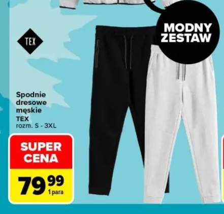 Spodnie dresowe męskie TEX