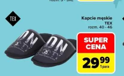 Kapcie męskie TEX