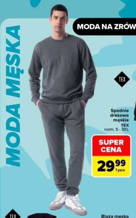 Spodnie dresowe męskie TEX