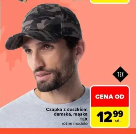Czapka z daszkiem damska TEX +1 wariant