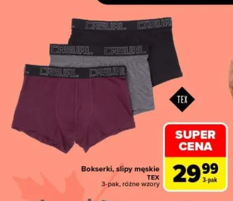 Slipy męskie TEX 3-pak +1 wariant