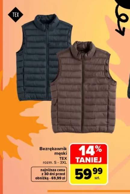 Bezrękawnik męski TEX