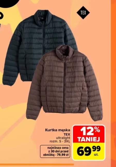Kurtka męska TEX ultralight