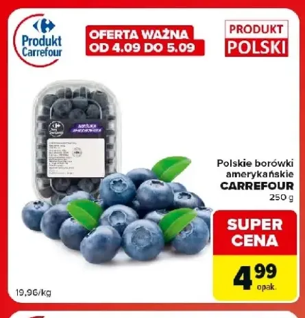Borówki amerykańskie polskie Carrefour
