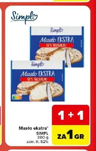 Masło ekstra Simpl 82%