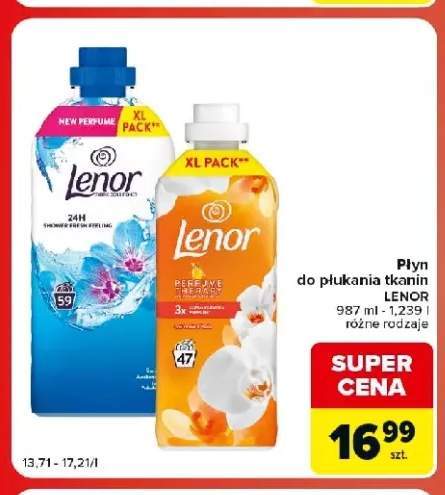 Płyn do płukania tkanin Lenor