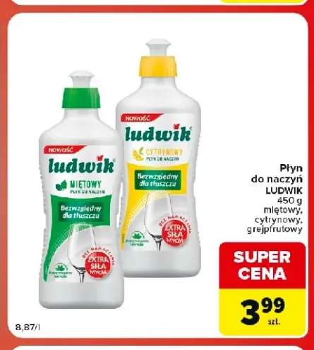 Płyn do naczyń Ludwik miętowy +2 warianty