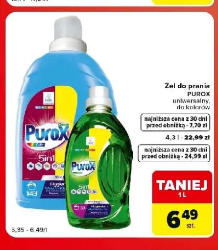 Żel do prania Purox uniwersalny +1 wariant