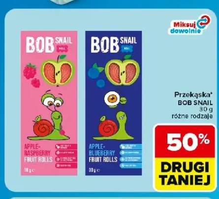 Przekąska Bob Snail jabłko-malina +1 wariant