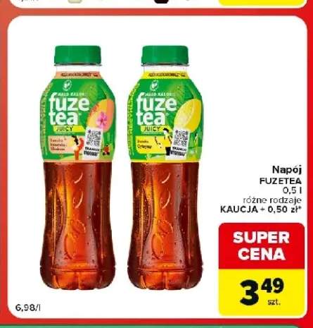 Napój herbaciany Fuzetea brzoskwinia z hibiskusem +1 wariant
