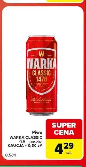 Piwo Warka Classic