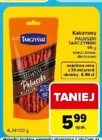 Kabanosy Paluszki Tarczyński drobiowe +1 wariant