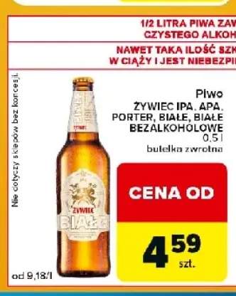 Piwo bezalkoholowe Żywiec Białe +4 warianty