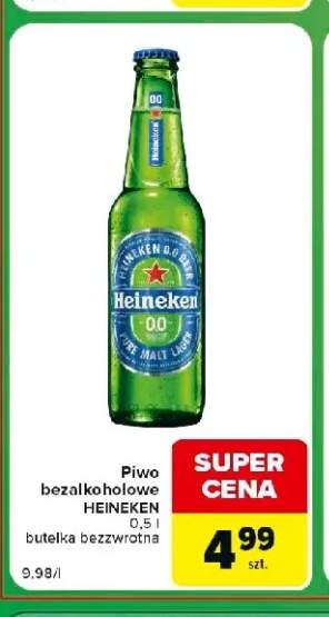 Piwo bezalkoholowe Heineken