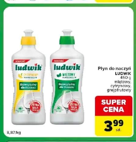 Płyn do naczyń Ludwik grejpfrutowy +2 warianty