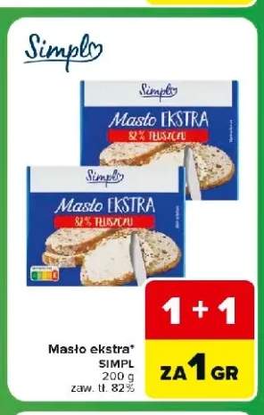Masło ekstra Simpl