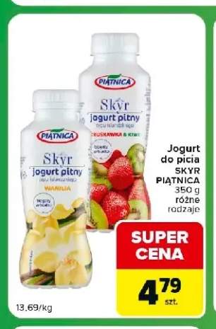 Jogurt do picia Skyr wanilia Piątnica +1 wariant