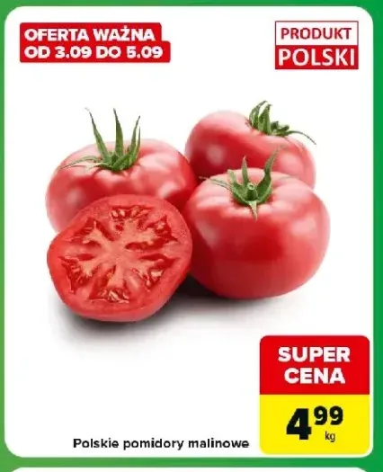 Pomidory malinowe polskie