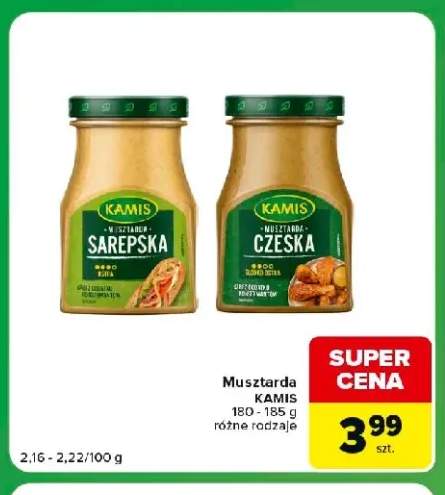 Musztarda czeska Kamis +1 wariant