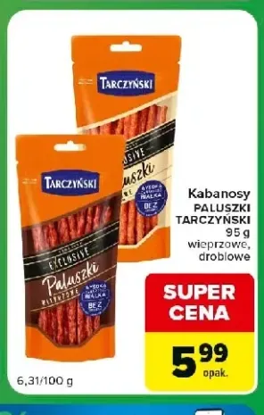 Kabanosy Paluszki wieprzowe Tarczyński +1 wariant