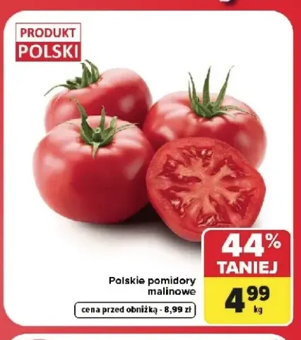 Pomidory malinowe polskie