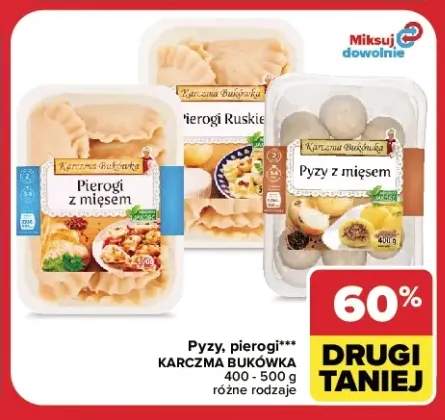 Pierogi ruskie Karczma Bukówka +2 warianty
