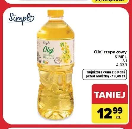 Olej rzepakowy Simpl