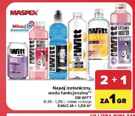 Woda funkcjonalna Dr Witt Vitamin Water +5 wariantów