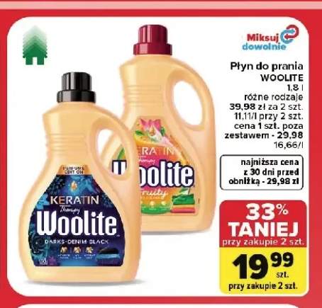 Płyn do prania Woolite Darks Denim Black +1 wariant
