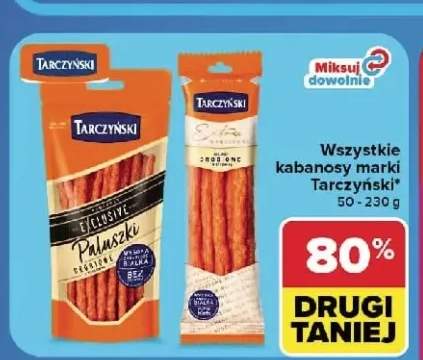 Kabanosy marki Tarczyński +2 warianty